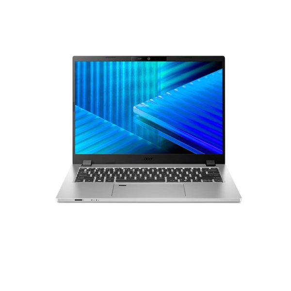 Acer TravelMate Professional 214 Laptop Intel Core Ultra 5 225U vPro Essential 16GB DDR5 1TB SSD (NX.BSQEM.007) Display and keyboard front view