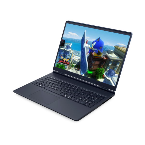 Alienware 16 Aurora (AC16250) Intel Core i5 210H, 16GB RAM, 512GB NVMe, 16FHD, NVIDIA RTX 4050, side angled view