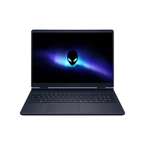 Alienware 16 Aurora (AC16250) Intel Core i7 240H, 32GB RAM, 1TB NVMe, 16 FHD, NVIDIA RTX 5060, display and keyboard front view