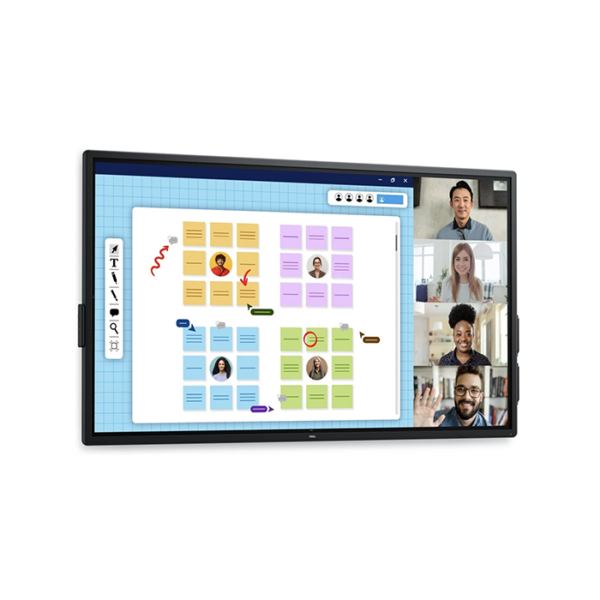 Dell P7524QT 75 Interactive Touch Monitor front view.