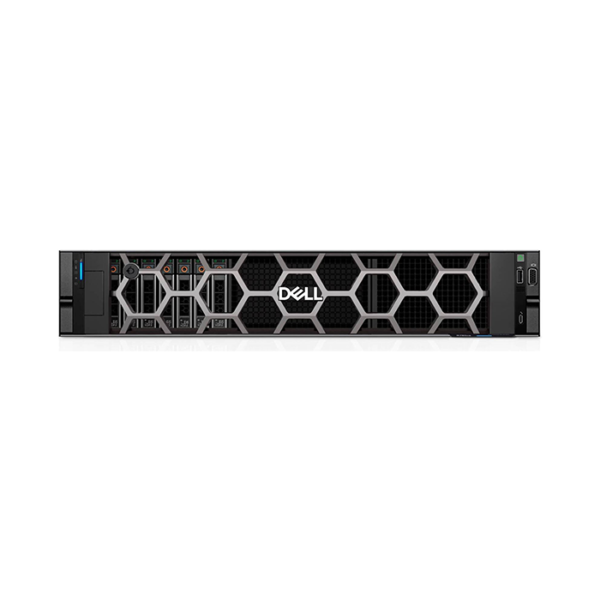 Dell PowerEdge R760xs Dual Xeon Silver 4416 32GB 480GB SSD PERC H755 8×3.5 Dual 1100W 3Yr ProSupport- front view