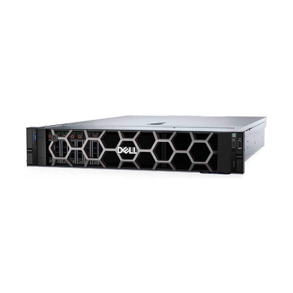 Dell PowerEdge R760xs Dual Xeon Silver 4514Y 128GB 12TB SAS PERC H755 12×3.5 Quad 1GbE Dual 1100W 3Yr Basic- Front view