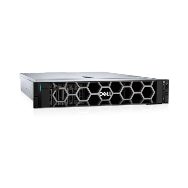 Dell PowerEdge R760xs Dual Xeon Silver 4514Y 32GB 480GB SSD PERC H755 8×3.5 Dual 1100W 3Yr ProSupport. Front side view