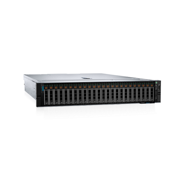 Dell PowerEdge R760xs Xeon Silver 4410Y 16GB 2.4TB SAS PERC H755 8×3.5 Dual 700W TPM 3Yr ProSupport front side view