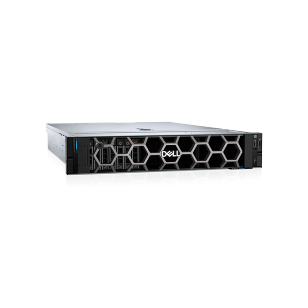 Dell PowerEdge R760xs Xeon Silver 4410Y 16GB 480GB SSD PERC H755 8×2.5 Dual 700W TPM 3Yr ProSupport, Front side view