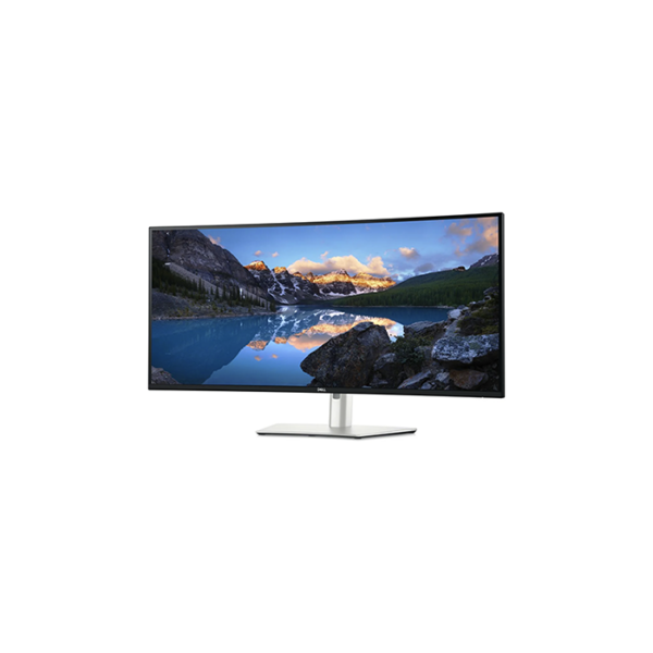 Dell UltraSharp U4025QW Curved Thunderbolt Hub Monitor front view.