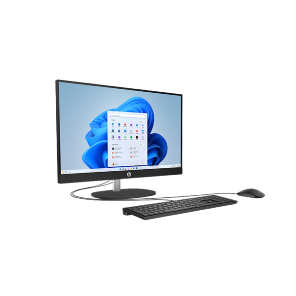 HP 24 CR0308 All in One Desktop (B73T8EA#BH5) side view.