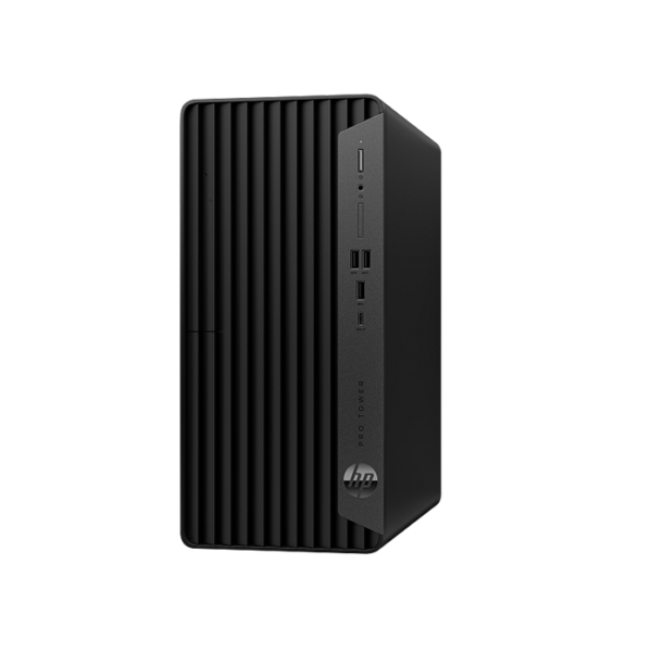 HP Pro Tower 400 G9 Desktop (9H750ET#BH5) front side view.