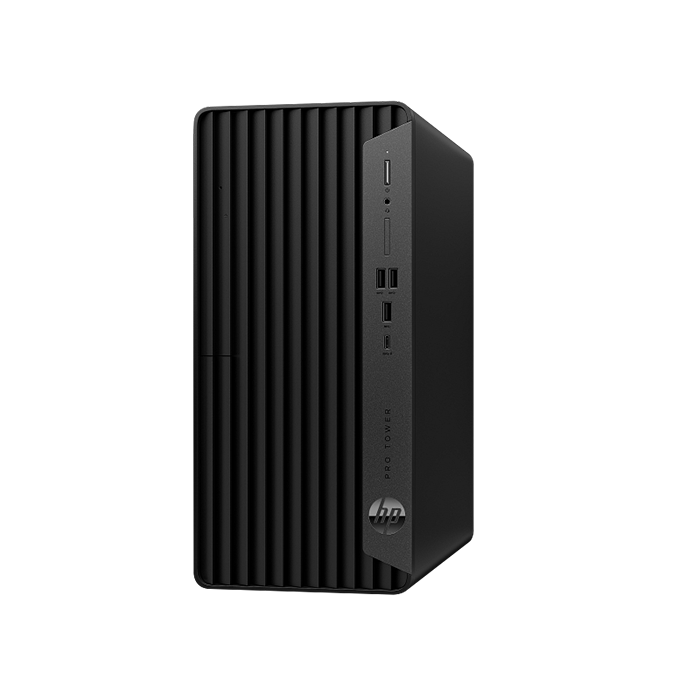 HP Pro Tower 400 G9 Desktop (9H750ET#BH5) front side view.