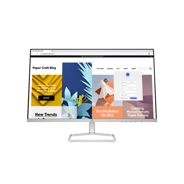 Screen view of HP Series 5 527sf 27 Inch FHD Monitor (94F44AS#ABV).