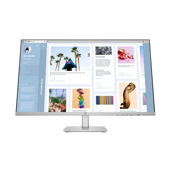 HP Series 5 527sh 27 Inch FHD Monitor (94C50AS) display front view.