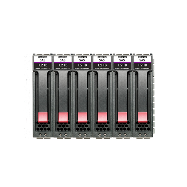 HPE MSA 14.4TB SAS 10K SFF HDD Bundle (6 Pack) (R0Q67A)
