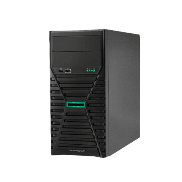 HPE ProLiant ML30 Gen11 Tower Server Front Angle View (P71385 425)