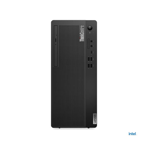 Lenovo ThinkCentre M70t Gen 4 Tower Desktop Intel Core i7 13700 8GB DDR4 512GB SSD (12DR0027GR 12DR002RGP)Front view.