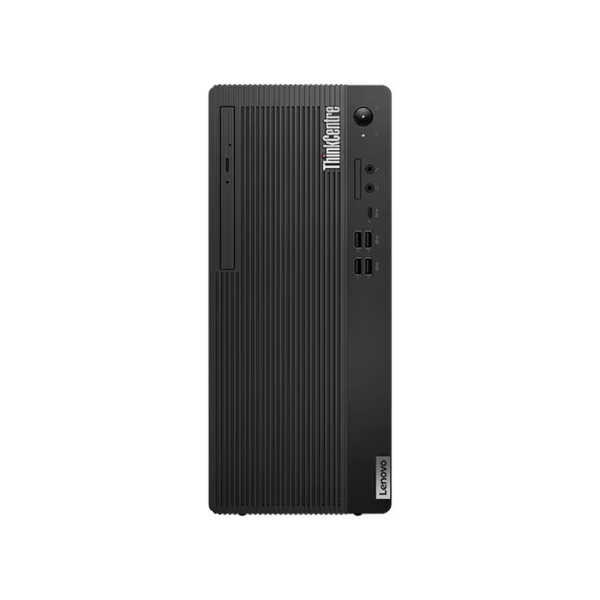 Front view of Lenovo ThinkCentre M70t Gen 5 Tower Desktop Intel Core i7 13700 8GB DDR5 512GB NVMe SSD (12U6006VGP)