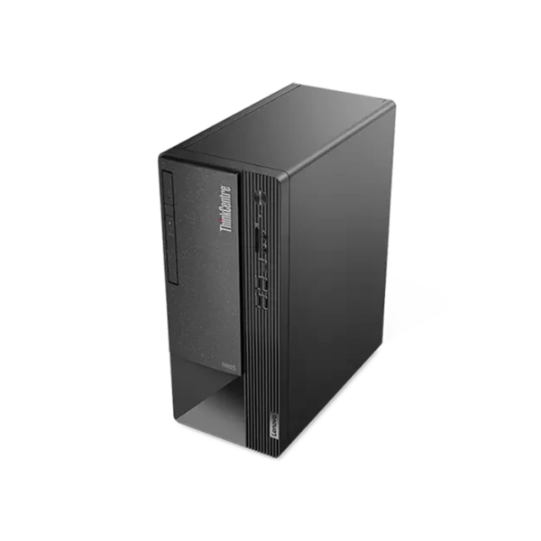 Lenovo ThinkCentre Neo 50t Gen 3 Desktop Intel Core i7 12700 4GB RAM 1TB HDD Tower (Neo 50t G3) Side angled view
