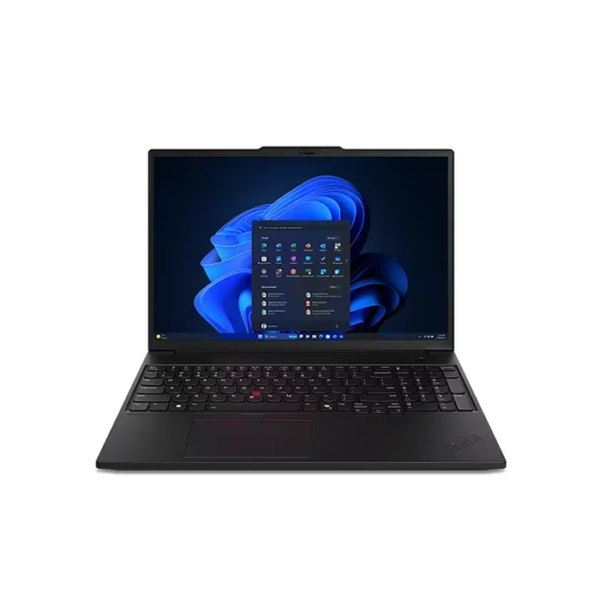 Lenovo ThinkPad P16s Gen 3 Intel Core Ultra 7 Workstation Laptop 16GB RAM 512GB SSD NVIDIA RTX 500 4GB 16 Inch Windows 11 (21KS000RGR) Display and keyboard front face view