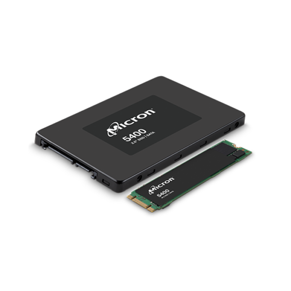 Lenovo ThinkSystem 2.5 Inch 5400 MAX 480GB Mixed Use SATA 6Gb Hot Swap Solid State Drive (4XB7A82289) Front view.