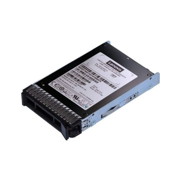 Lenovo ThinkSystem 960GB Entry SATA 6Gb Hot Swap Solid State Drive (4XB7A38273) Front face view