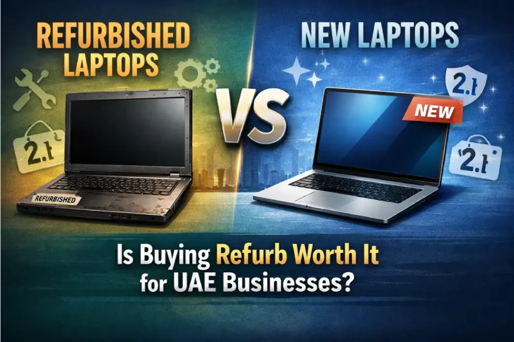 New Laptop vs refurb laptop comparison