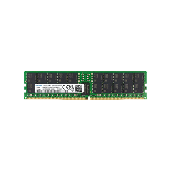 Samsung 64GB DDR5 4800 ECC RDIMM 2Rx4 Server RAM M321R8GA0BB0 CQKZJ, For enterprise servers