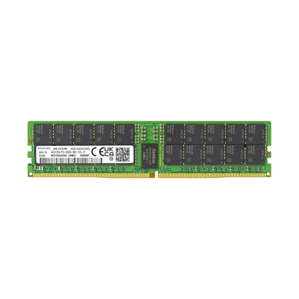 Samsung 64GB DDR5 5600 ECC RDIMM PC5 44800 Server RAM for enterprise workloads