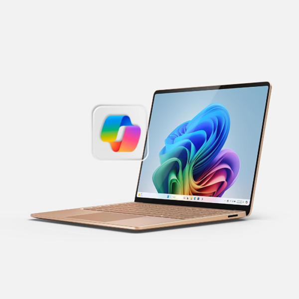 ZXX 00026MS Surface Laptop 7 13X ELITE 16GB 1TB WIN 11 HOME DUNE Front side angled view